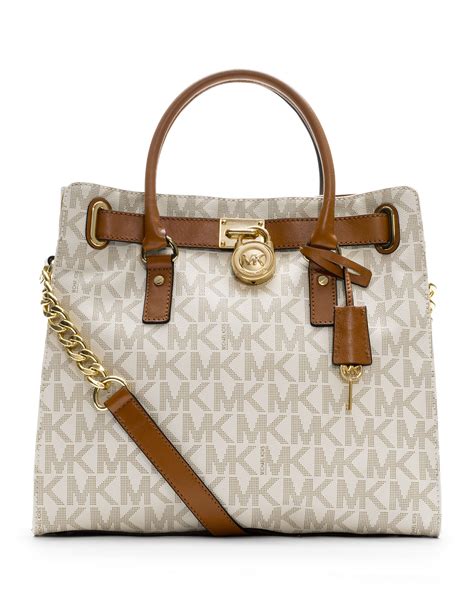 michael kors hamilton large ns tote vanilla|Michael Kors nouveau Hamilton bag.